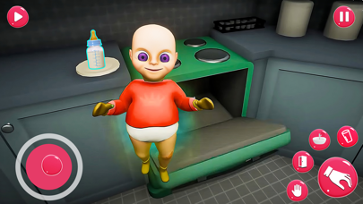 Giant Fat Baby: Supermarket 3D Screenshot