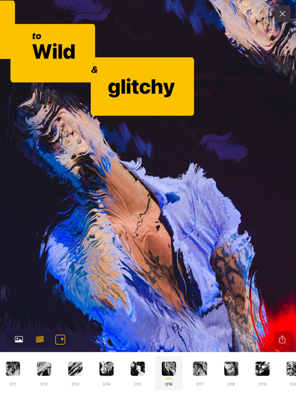 Pixa Shift - Fast Glitch Edits iPad screenshot 5 - Photo & Video app