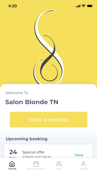 Salon Blonde TN Screenshot