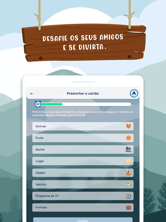 Screenshot #6 pour Jogo Stop - Adedonha