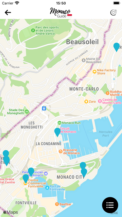 Monaco Guide Screenshot