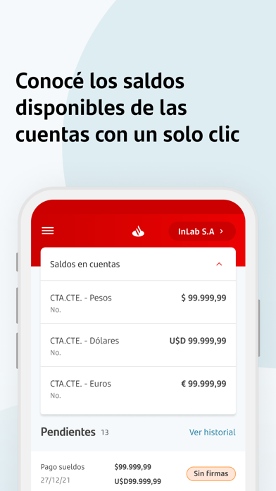 Santander Empresas Uruguay Screenshot
