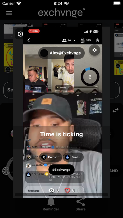 Exchvnge° - Live Shopping Screenshot