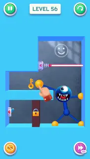blue monster: stretch game iphone screenshot 1