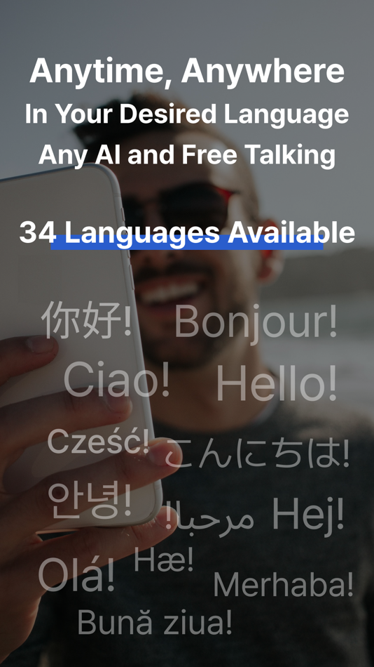 #1. Any - AI Speaking Tutor (iOS) By: UnCheon Baek