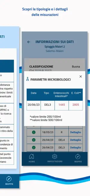 ARPAC Balneazione iPhone screenshot 5