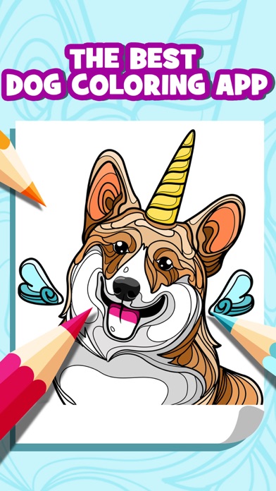 Dog Colouring Book for Adults Screenshot