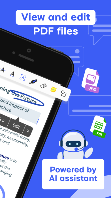 AI PDF Editor: Edit PDF, Sign Screenshot