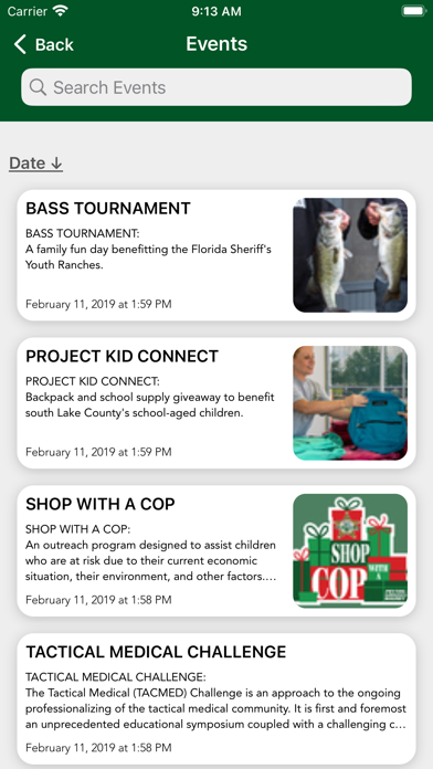 Lake County Sheriff's Office Screenshot
