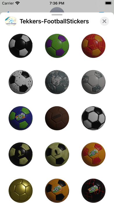 Soccer - Stickers Screenshot