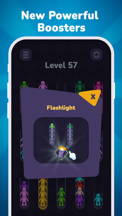 Crowd Sort - Color Puzzle Game Screenshot