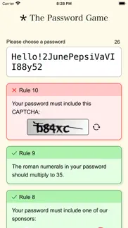 the password game * iphone screenshot 1