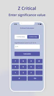 critical value calculator iphone screenshot 3
