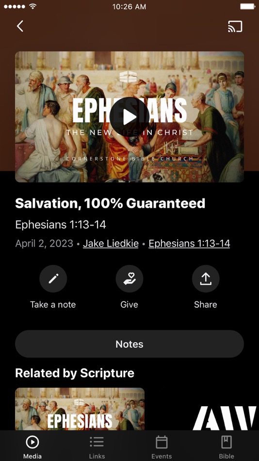 #2. CBC Albany App (iOS) 由: Cornerstone Bible Church (Albany)