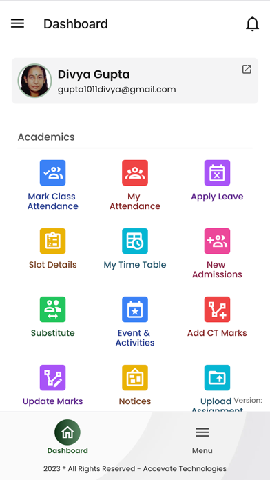 Accevate Accretion Teacher Screenshot