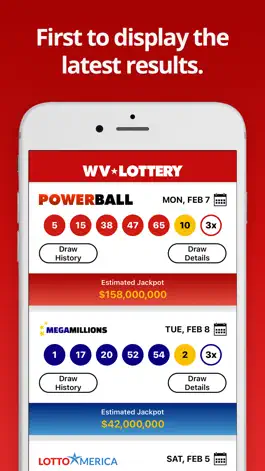 Game screenshot WV Lottery Numbers mod apk