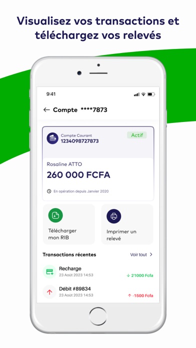 AFG e-Bank app Screenshot