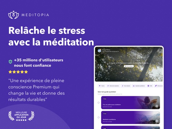 Screenshot #4 pour Meditopia: Méditation, Sommeil