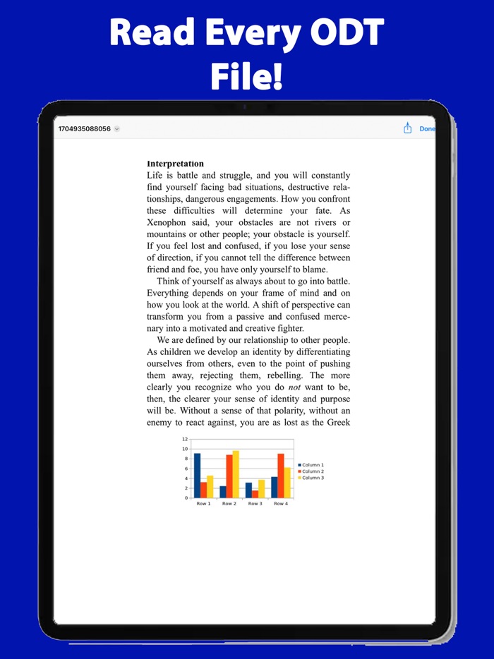 ODT Reader Converter PDF Libre
