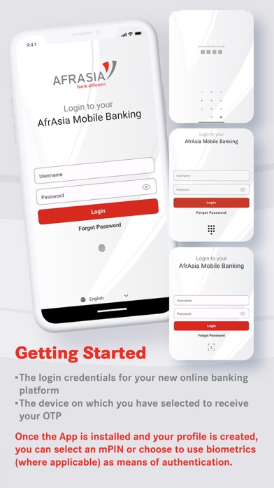 AfrAsia Mobile Banking Screenshot
