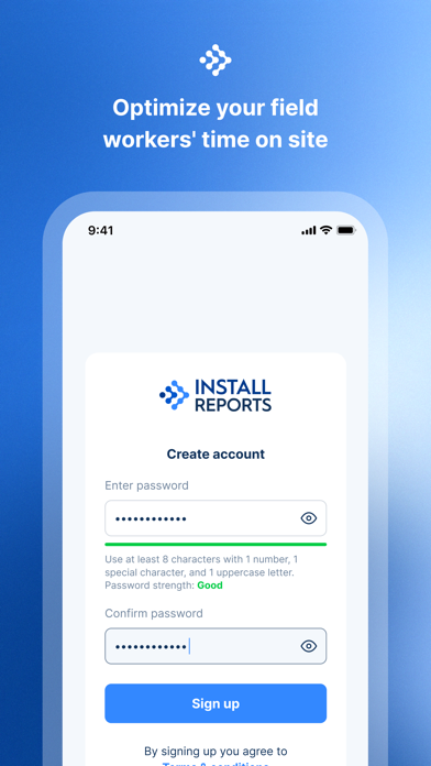 Install Reports Screenshot