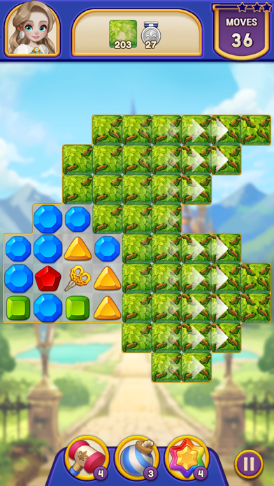 Royal Queenie: Jewel Match 3 Screenshot