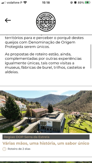 Rota Queijos Centro Portugal Screenshot