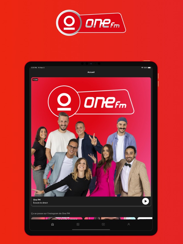 One FM dans l'App Store