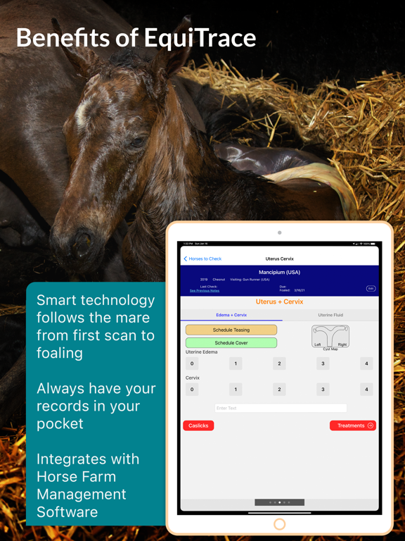EquiTrace Pro iPad screenshot 2 - Business app