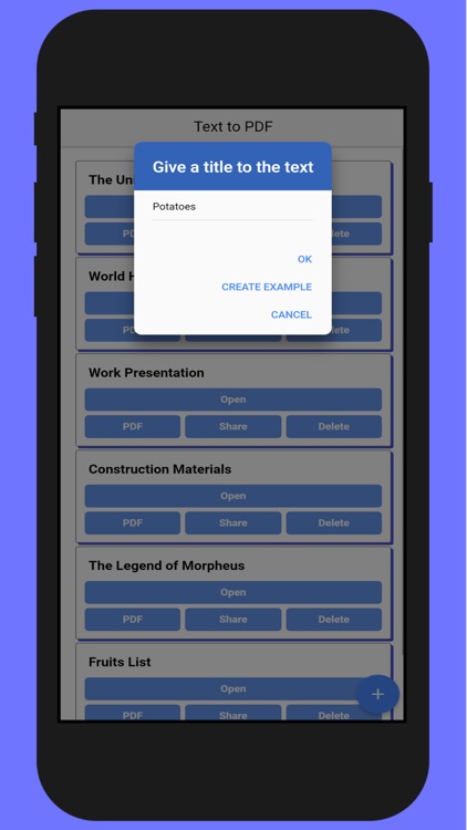 PDF Converter - Text to PDF screenshot-3