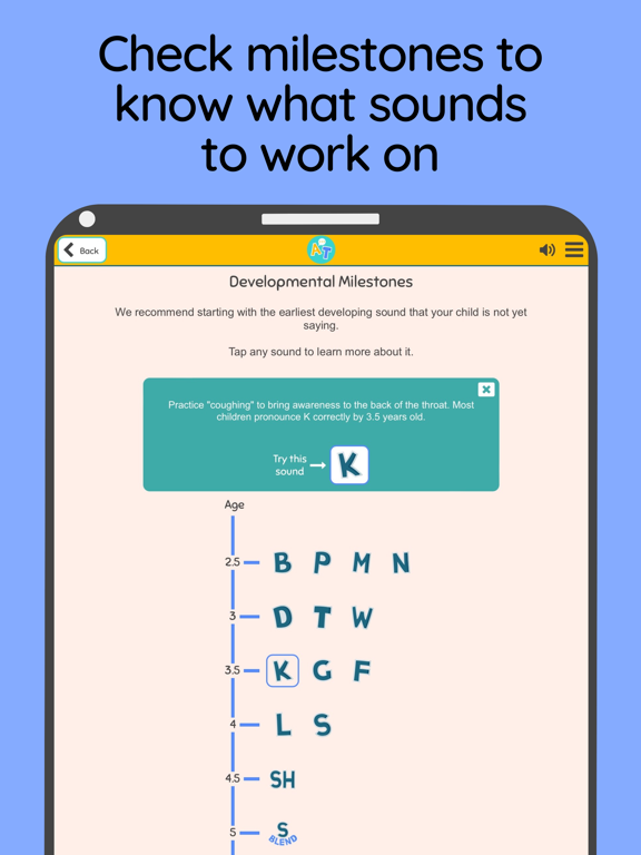 Articulation Teacher - Speech iPad screenshot 4 - Education app