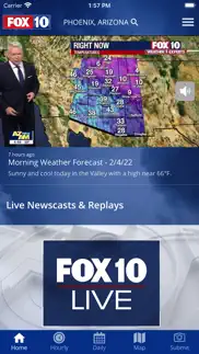 fox 10 phoenix: weather iphone screenshot 3