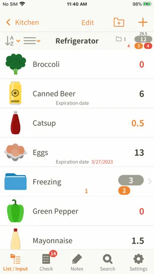 Captura de pantalla de My Inventory LT – Home Tracker en iPhone 4