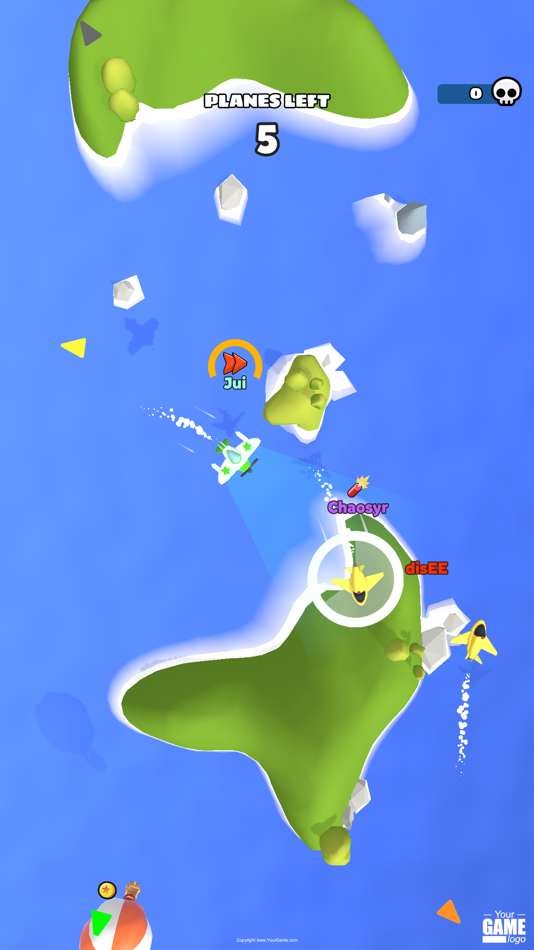 #4. TinyPlanes.io (iOS) 由: Sebastien Grimaud