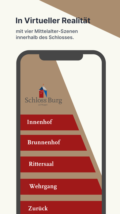 Schloss Burg App Screenshot