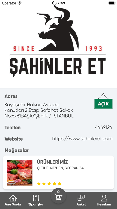 Şahinler Et Screenshot