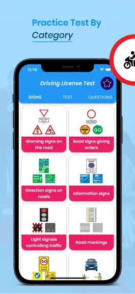 Game screenshot Traffic signs test 2023 apk