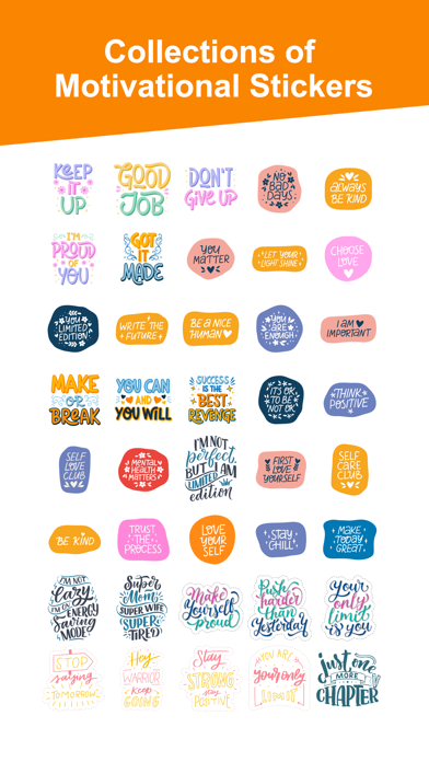 Watercolor Text Stickers Screenshot