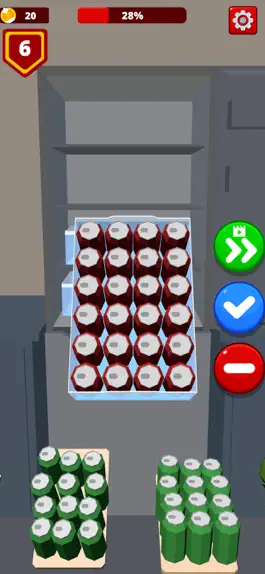 Game screenshot Fill the Fridge: Organize Game apk