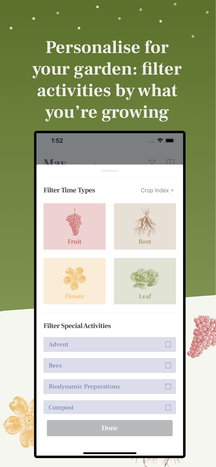 Biodynamic Gardening Calendar
