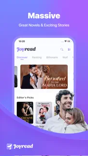 joyread-fantasy novel iphone screenshot 2