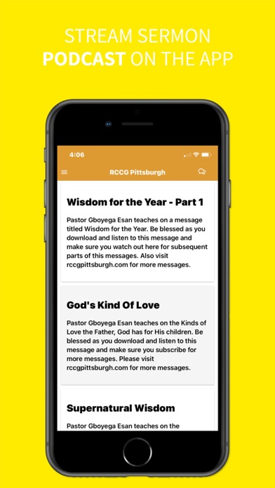 RCCG Pittsburgh Screenshot