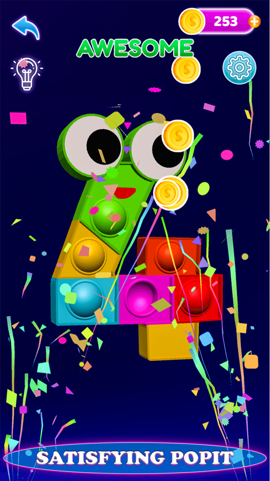 #6. Pop It Neon 3D Antistress Toys (iOS) 来自: KUNHAR GAMES LTD