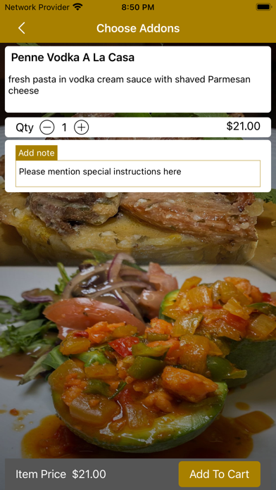 Casa Mia Latin Kitchen Screenshot