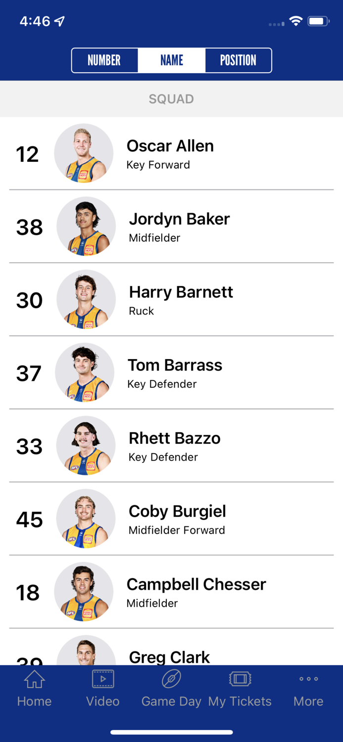West Coast Eagles Official App