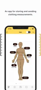 Dress Measurement screenshot #3 for iPhone