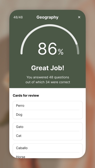 Quiz.bot - Flash cards Maker Screenshot