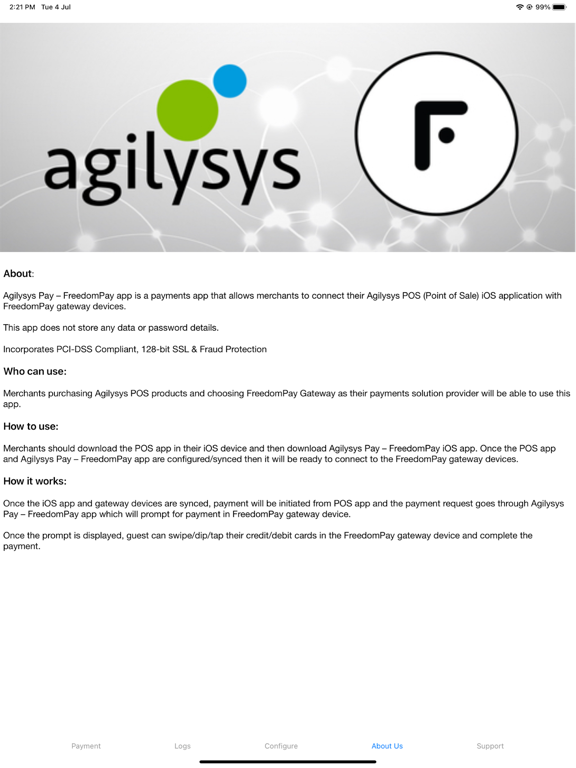 Screenshot #4 pour Agilysys Pay Fp Update Utility