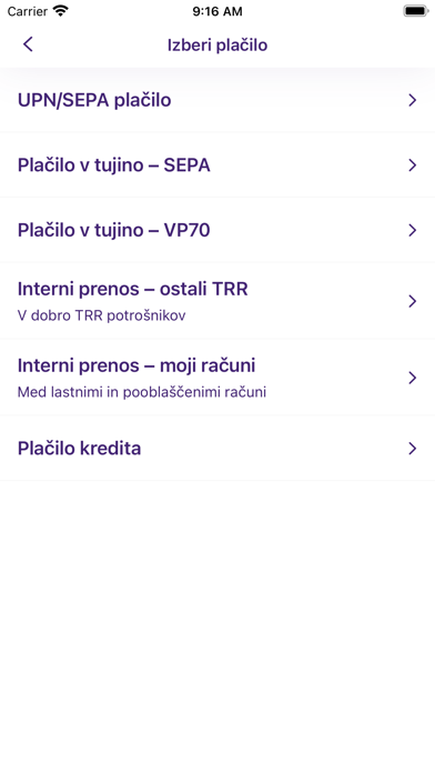 BKS mBanka Slovenija Screenshot