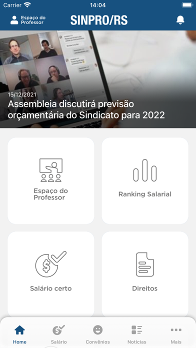 Sinpro/RS: Saiba seus direitos Screenshot